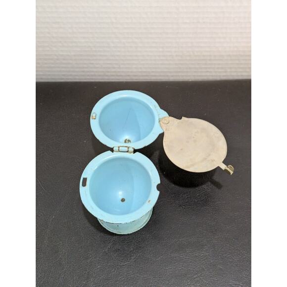 Vintage Hand Painted Brass Jar Trinket Decor‎ - Picture 2 of 7